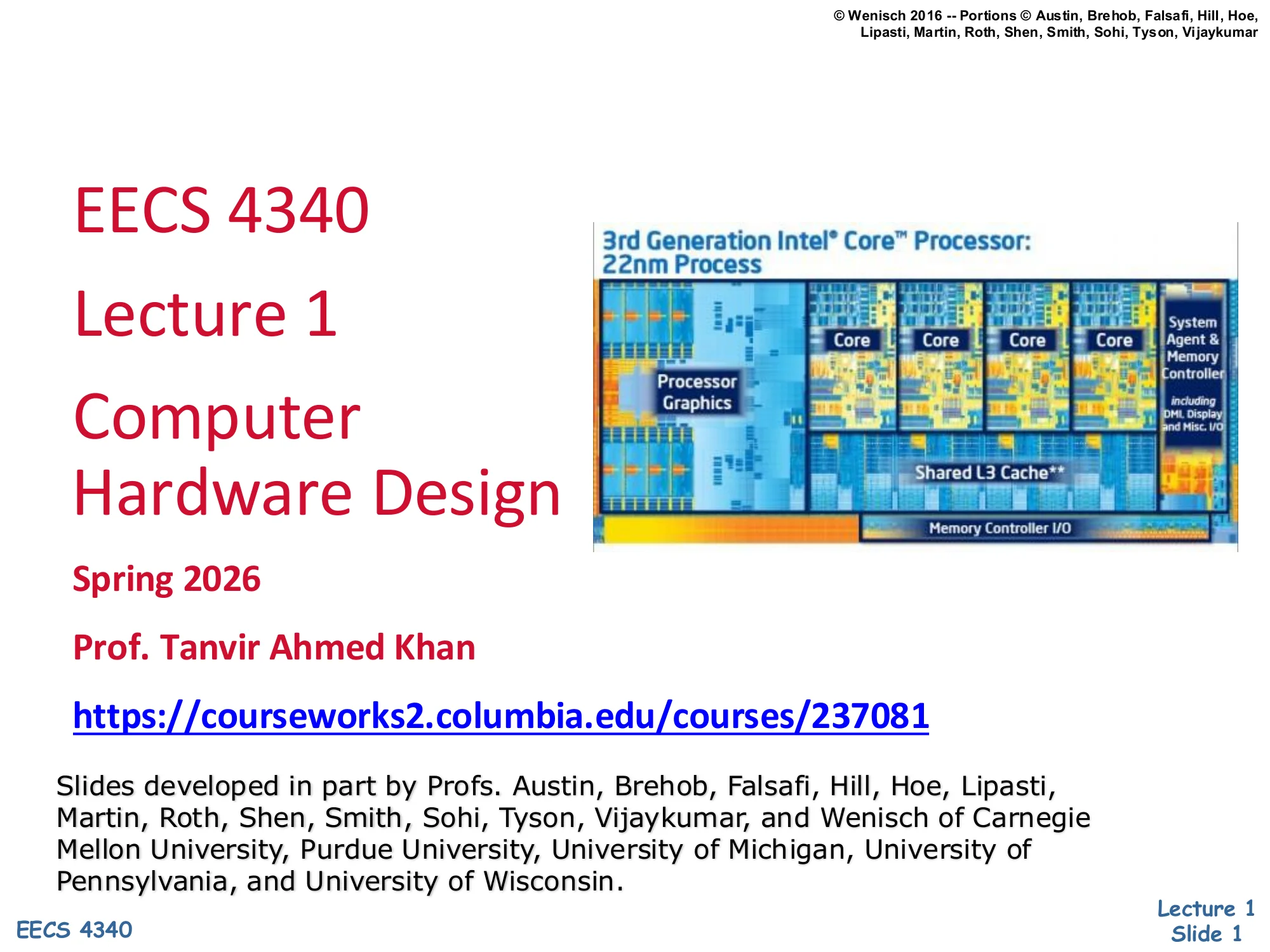 CSEE 4340 — Computer Hardware Design (slide 1)