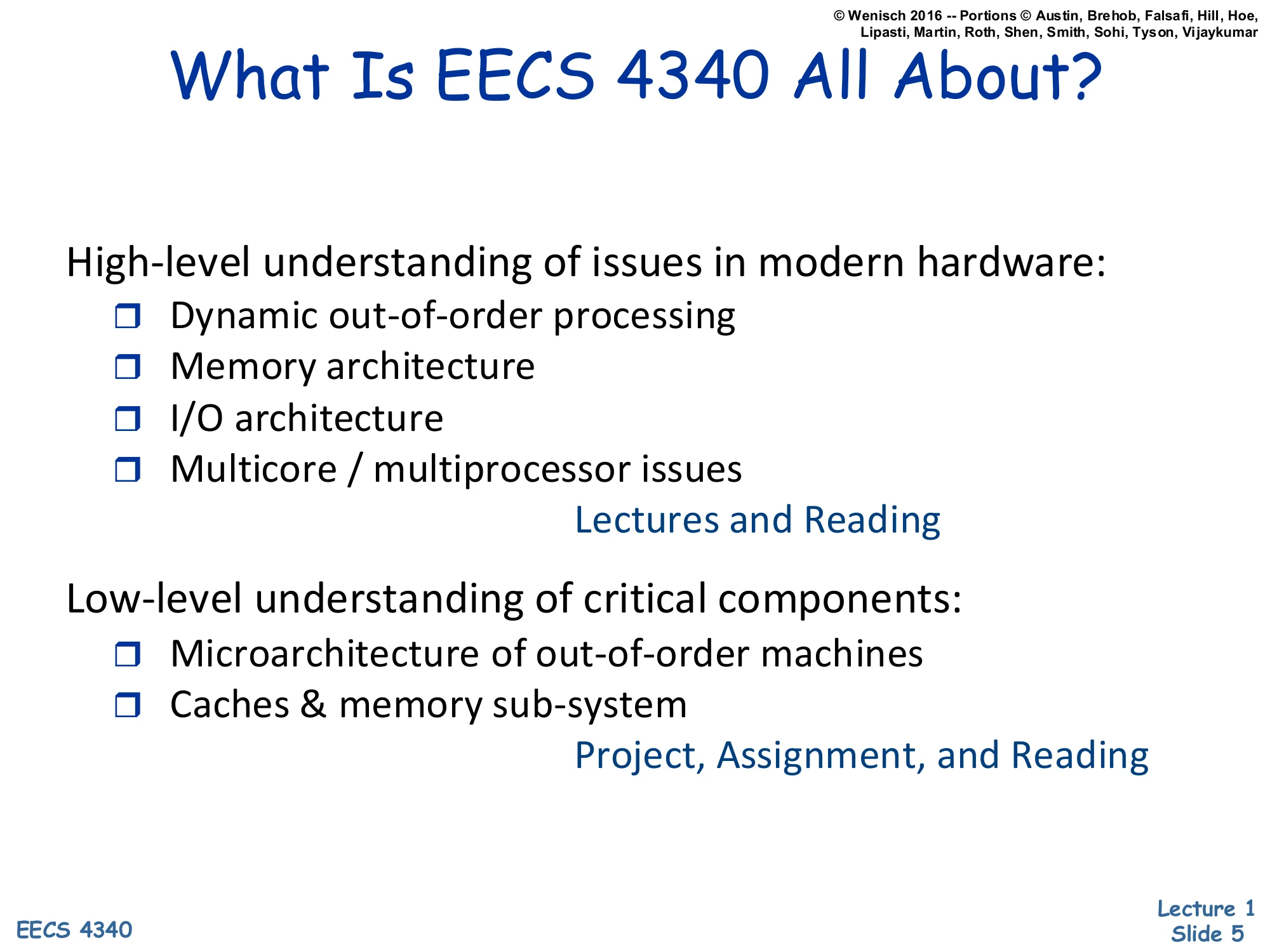 What Is CSEE 4340 All About? (slide 5)