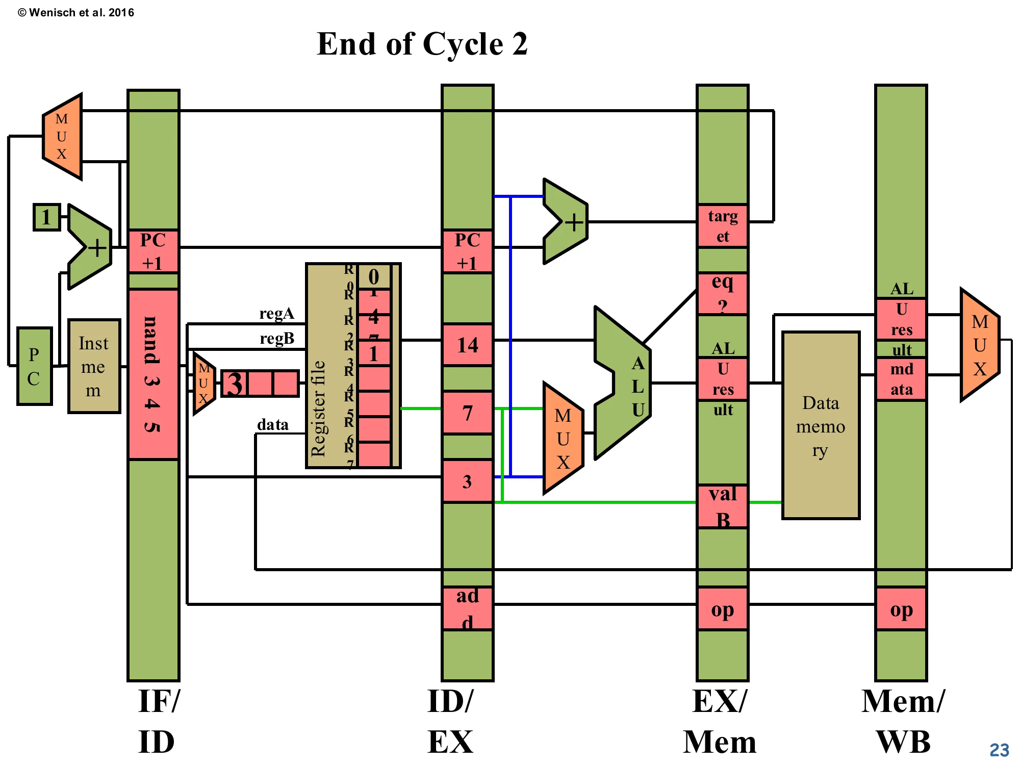 End of Cycle 2 (slide 23)