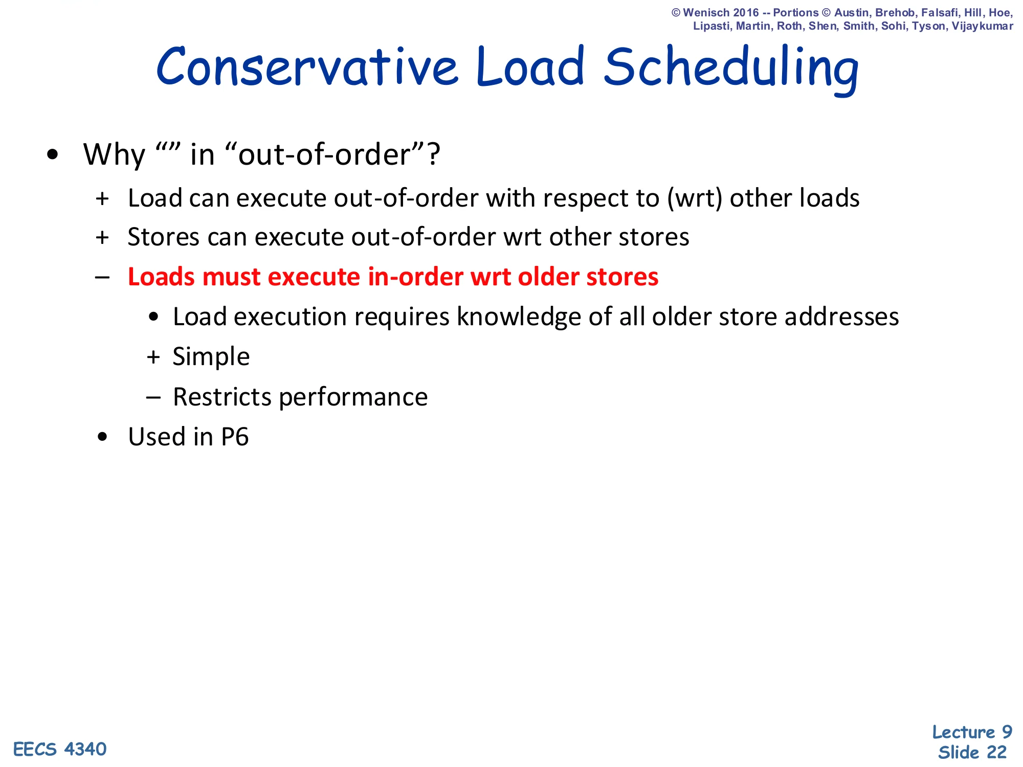 Conservative Load Scheduling (slide 22)
