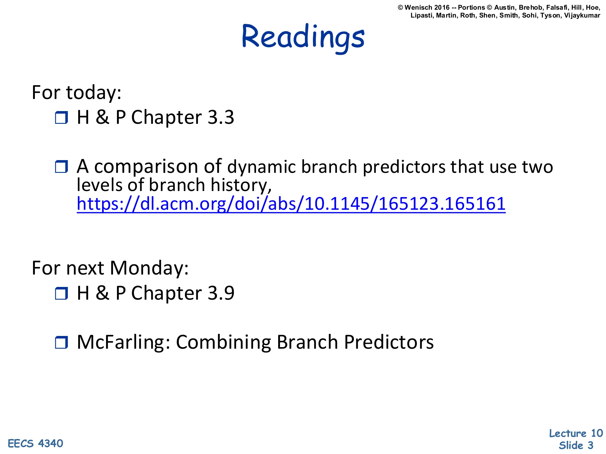 Readings (slide 3)