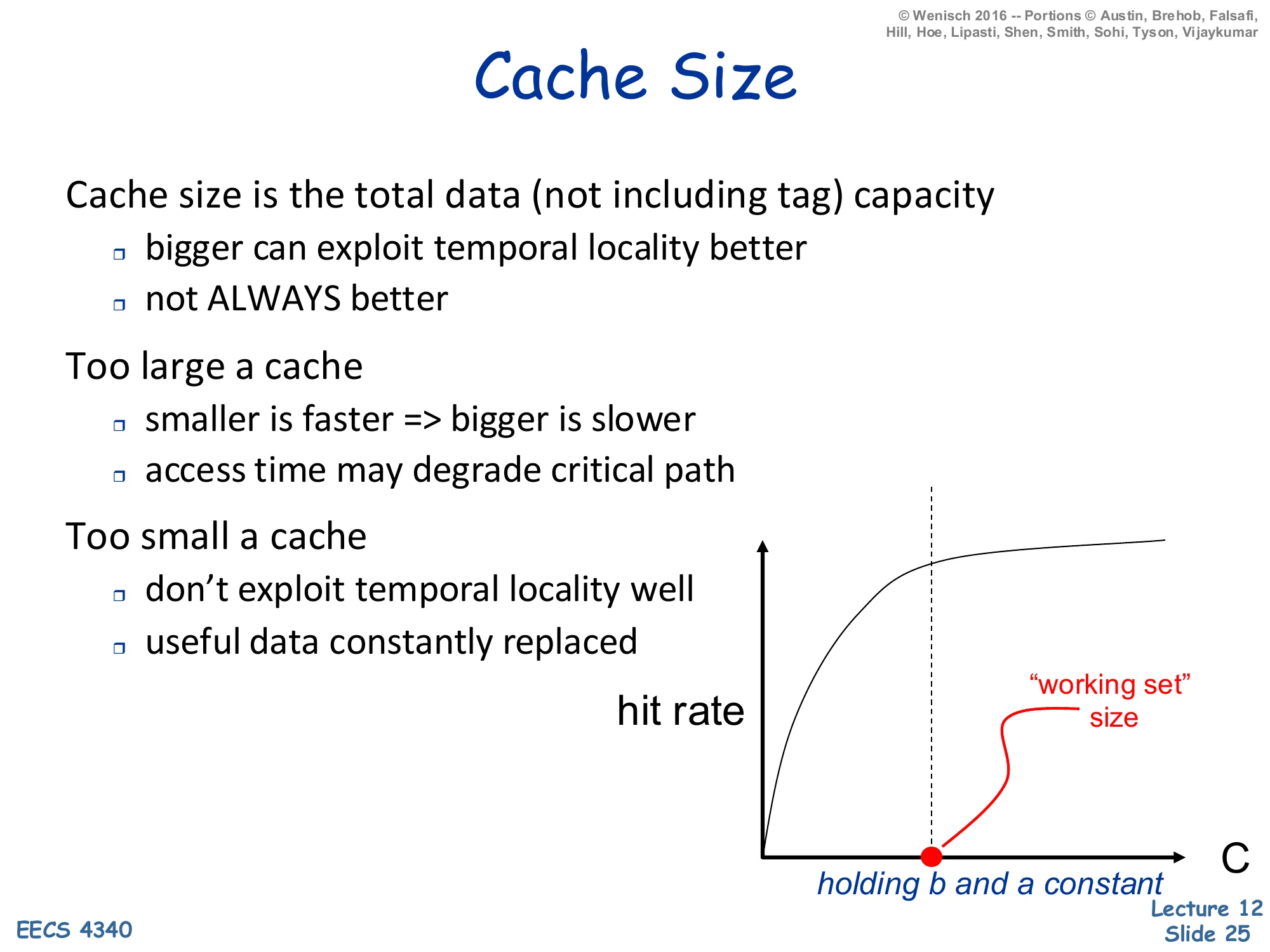 Cache Size (slide 25)